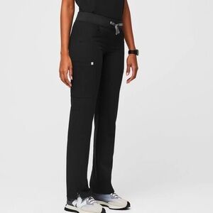 Figs Kade Cargo Pants 2XL Tall Yoga Waist Anti Wrinkle Straight Leg W/Slits